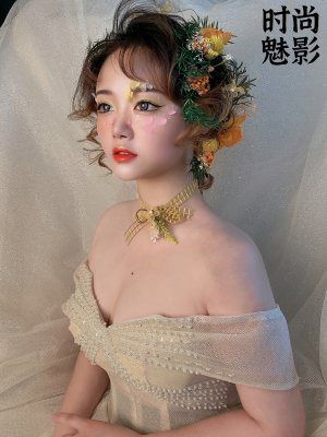 青春夏日少女抹茶妆